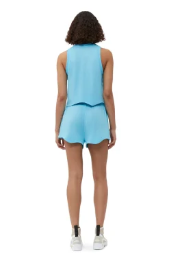 Store GANNI Active-Netz-Shorts Ethereal Blue