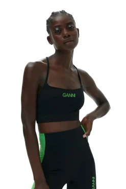Online GANNI Active-Tragertop Black