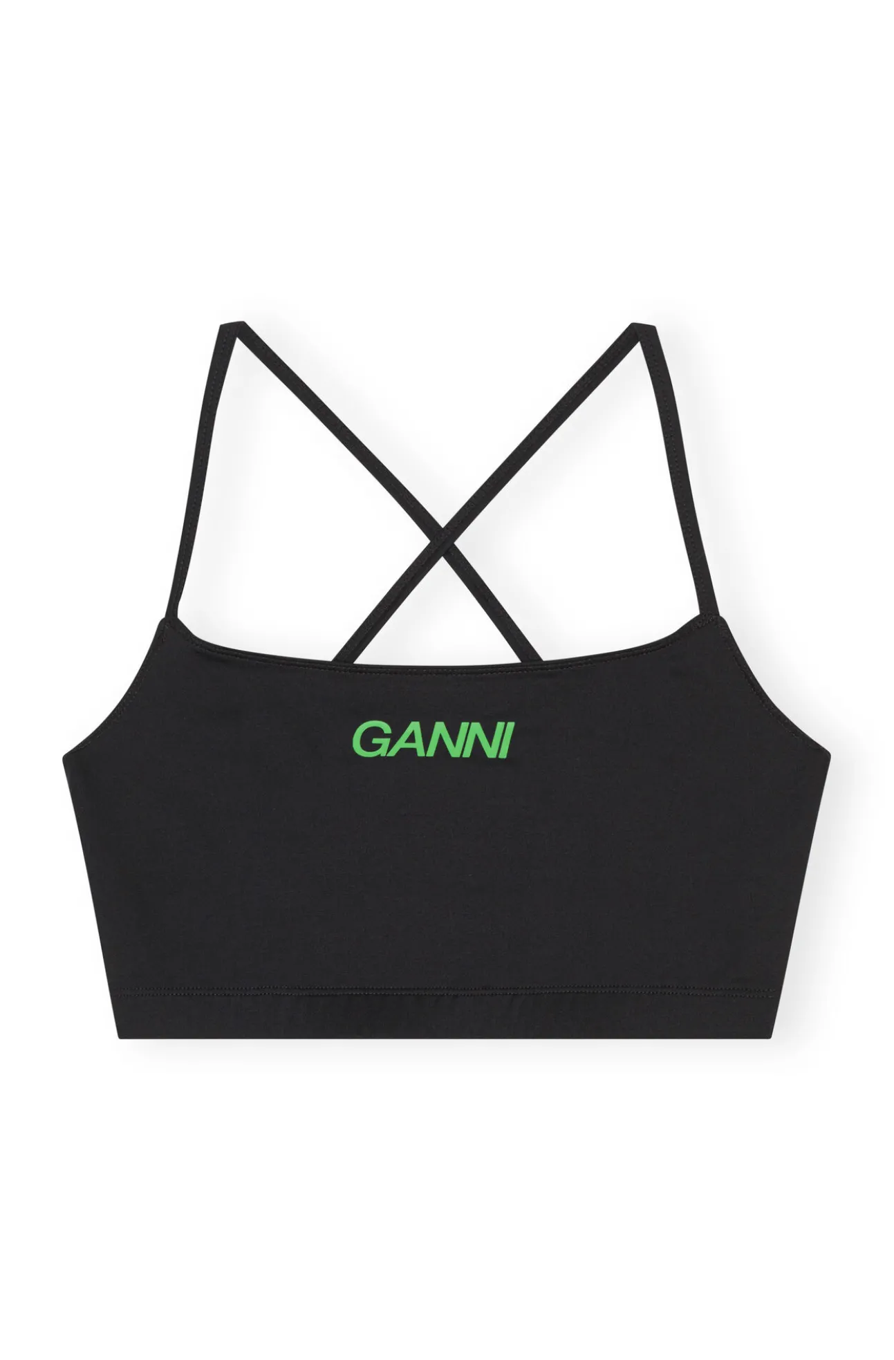 Online GANNI Active-Tragertop Black