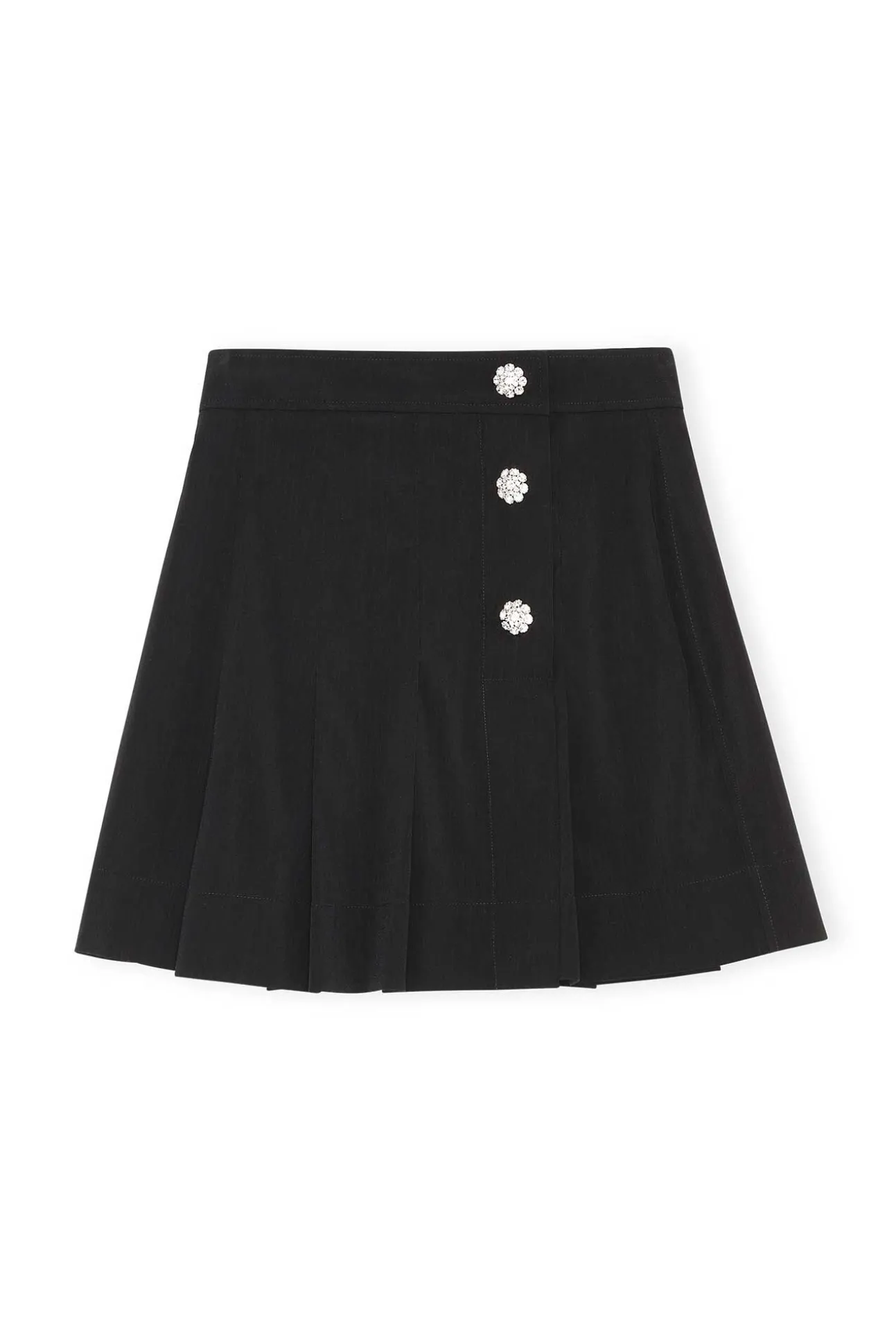 Cheap GANNI Anzug-Minirock Aus Recyceltem Polyester Black