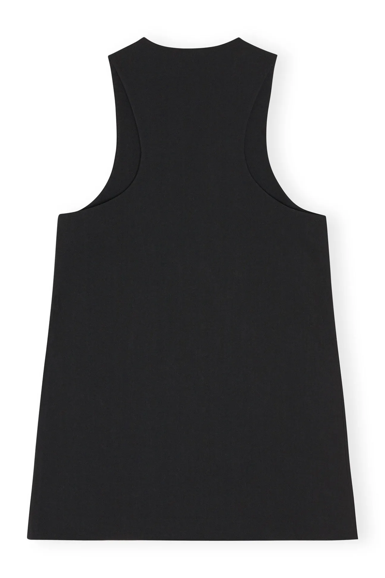 Cheap GANNI Anzugweste Aus Cotton Black