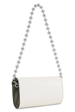Flash Sale GANNI Banner-Envelope-Portemonnaie Mit Kette Egret