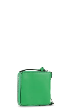 Best GANNI Banner-Halsketten-Geldborse Kelly Green
