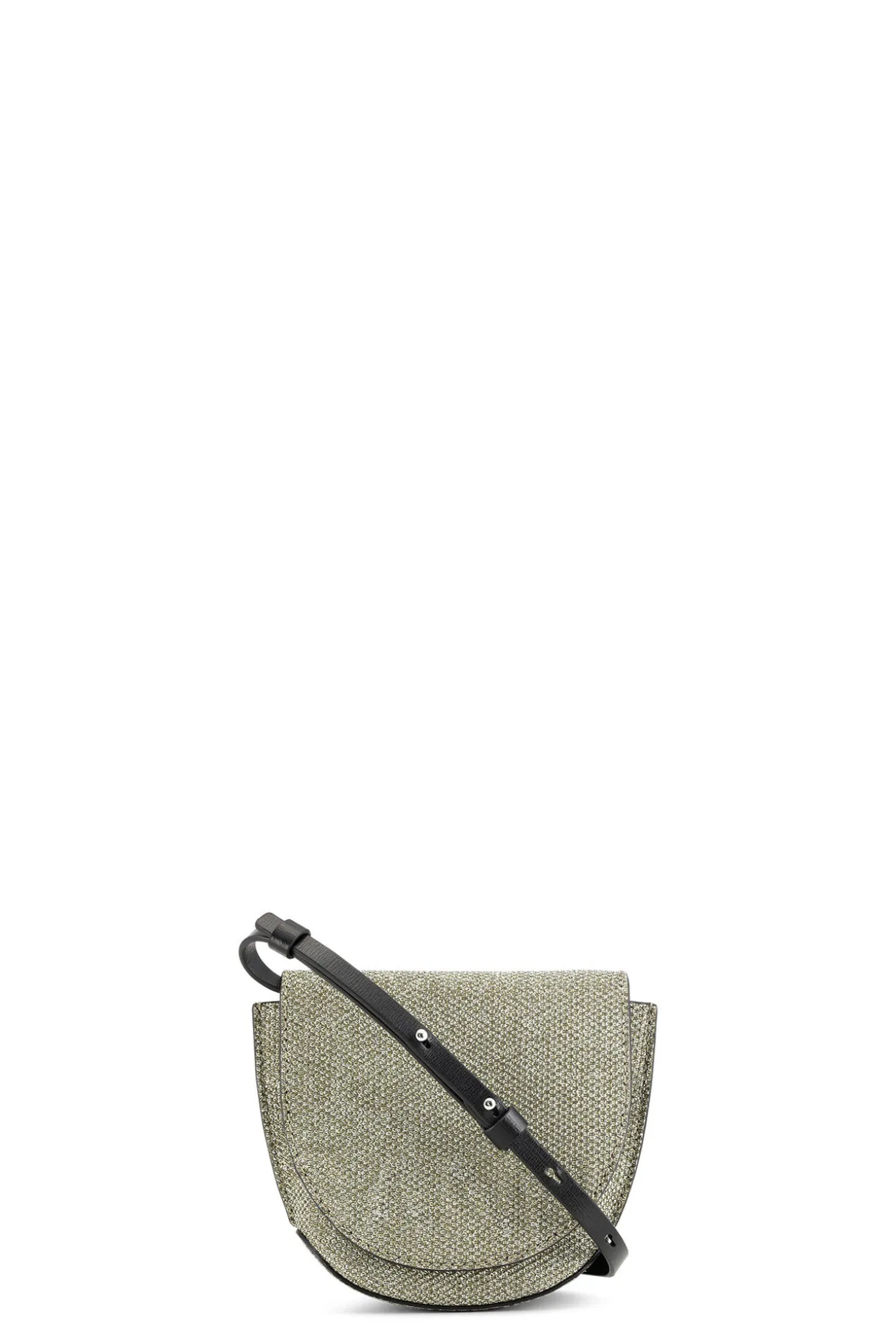 Clearance GANNI Banner-Nano-Satteltasche Gold