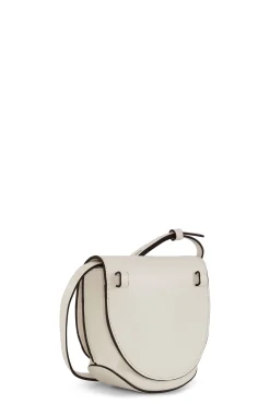 Cheap GANNI Banner-Nano-Satteltasche Egret