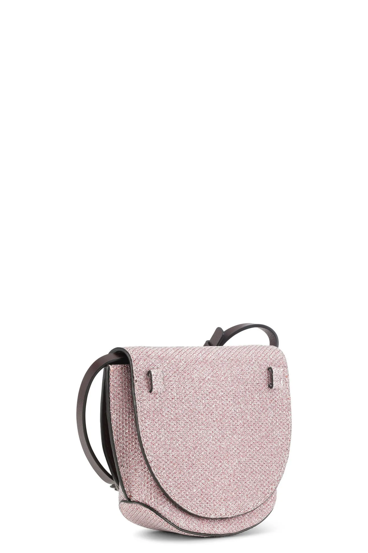 Fashion GANNI Banner-Nano-Satteltasche Light Lilac
