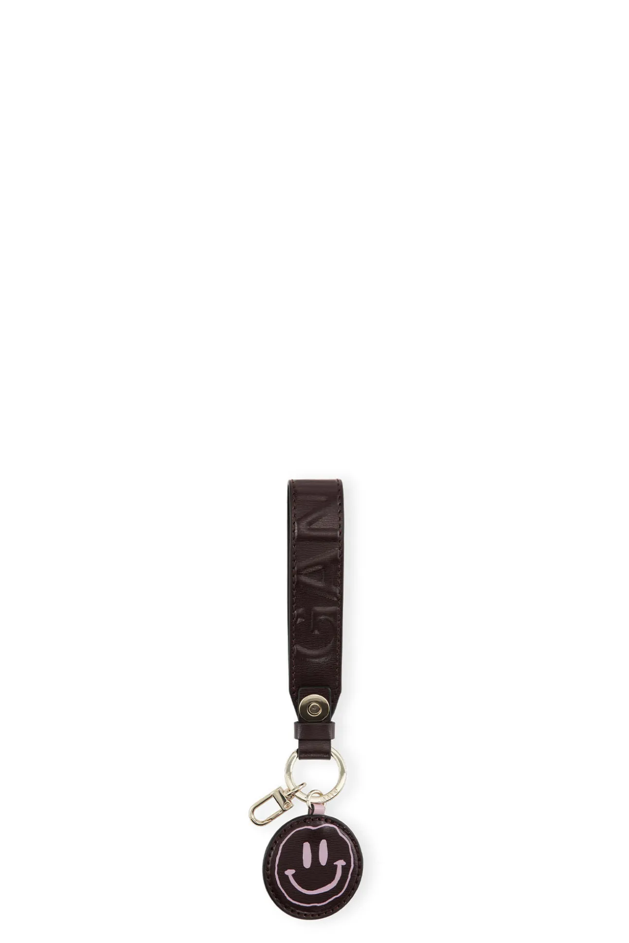 Fashion GANNI Banner-Schlusselanhanger Burgundy