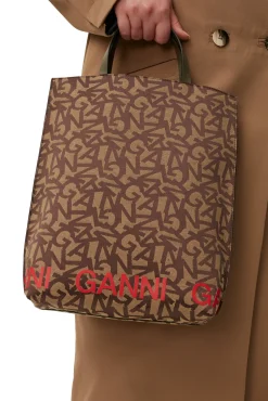 Hot GANNI Banner-Tragetasche Ermine