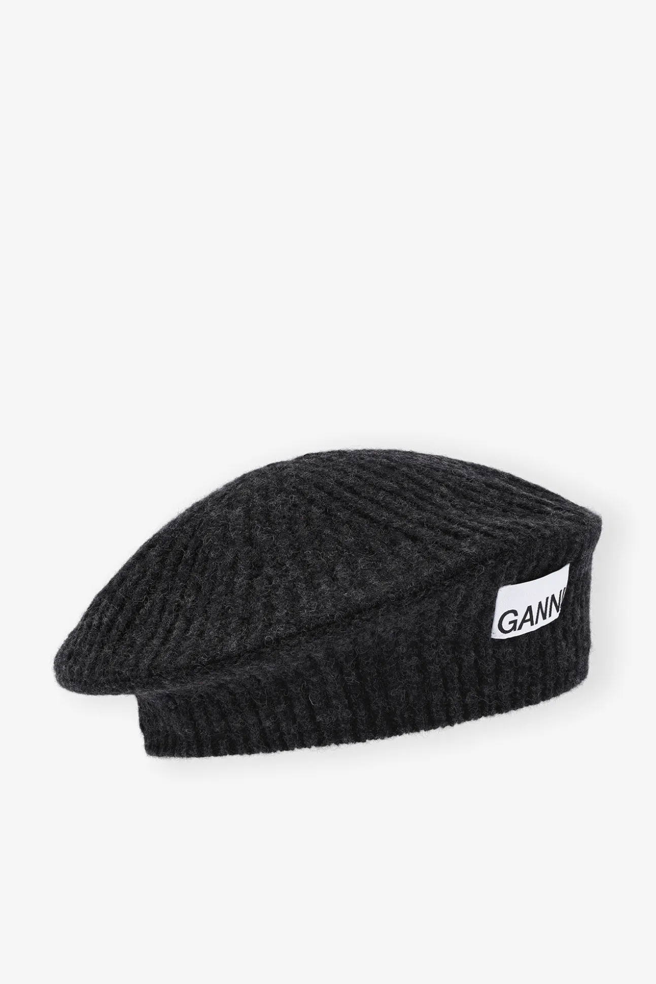 Best Sale GANNI Baskenmutze Aus Wool Phantom