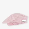 New GANNI Baskenmutze Aus Wool Lilac Sachet