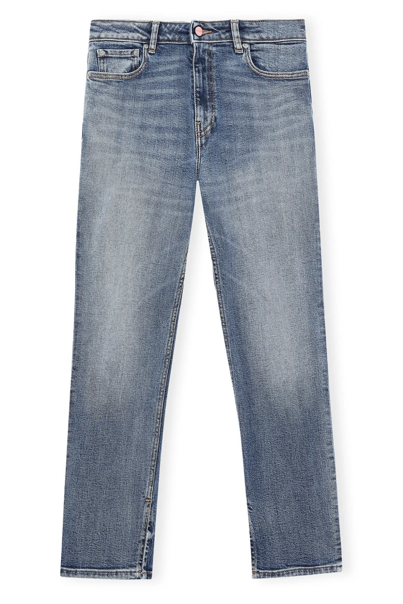 Fashion GANNI Beksi Jeans Mid Blue Vintage