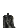 Flash Sale GANNI Bestickte Westernstiefel Black/Yellow