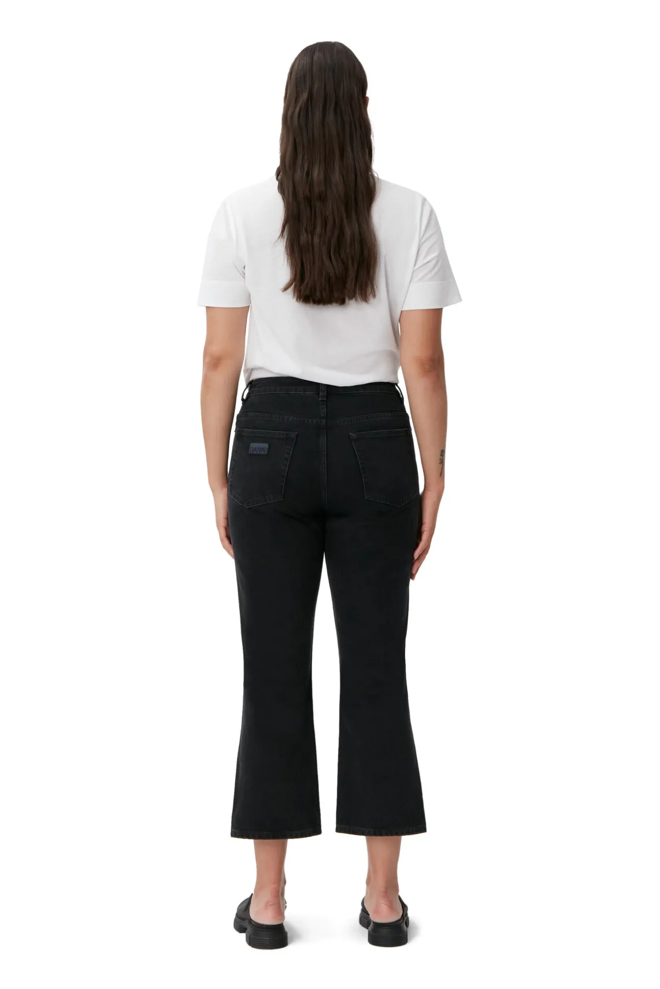 Clearance GANNI Betzy Jeans Washed Black/Black
