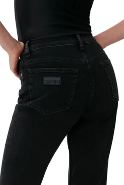 Outlet GANNI Betzy Jeans Washed Black/Black