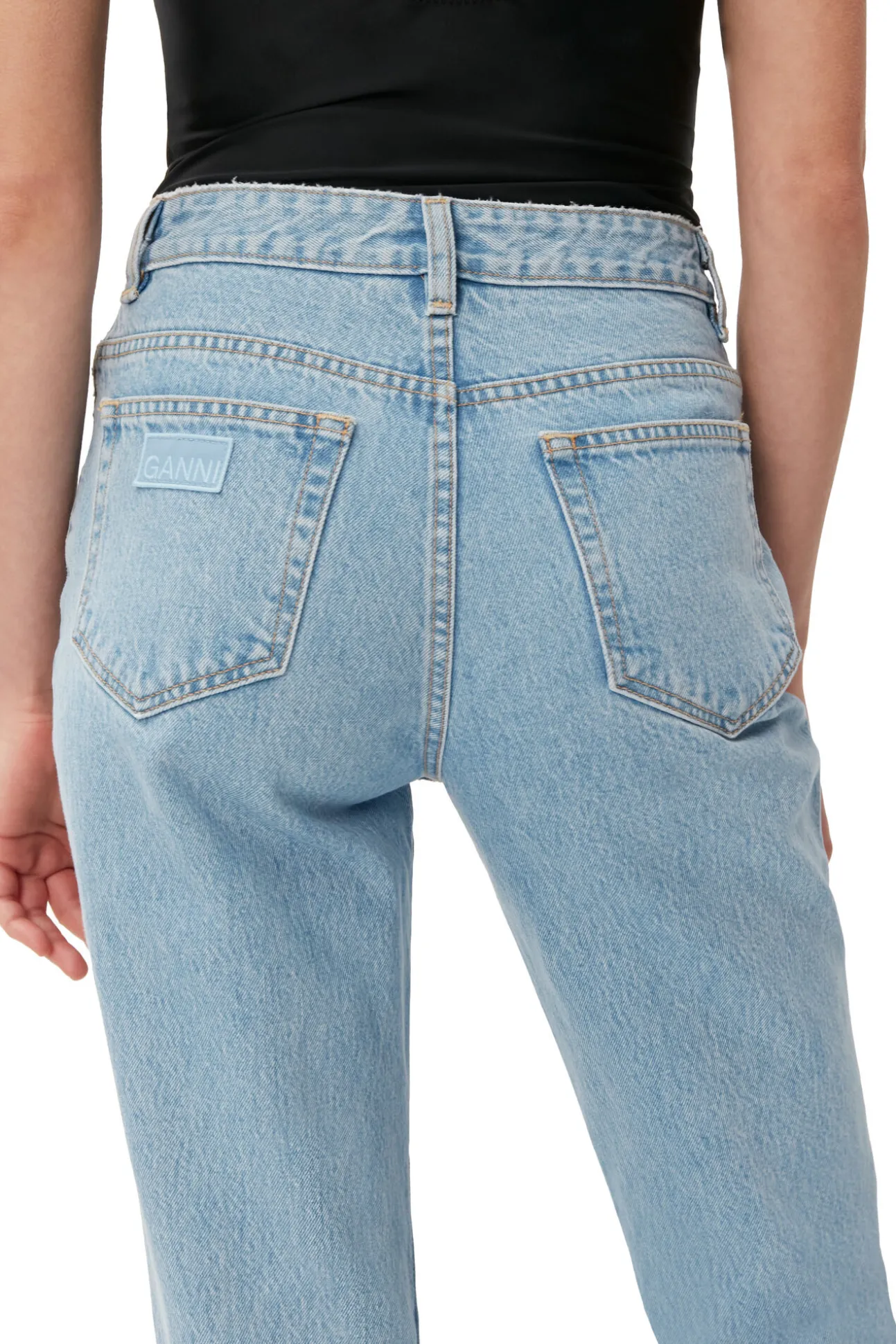 Fashion GANNI Betzy Jeans Light Blue Stone