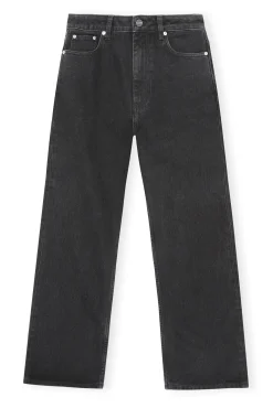 Clearance GANNI Betzy Jeans Washed Black/Black