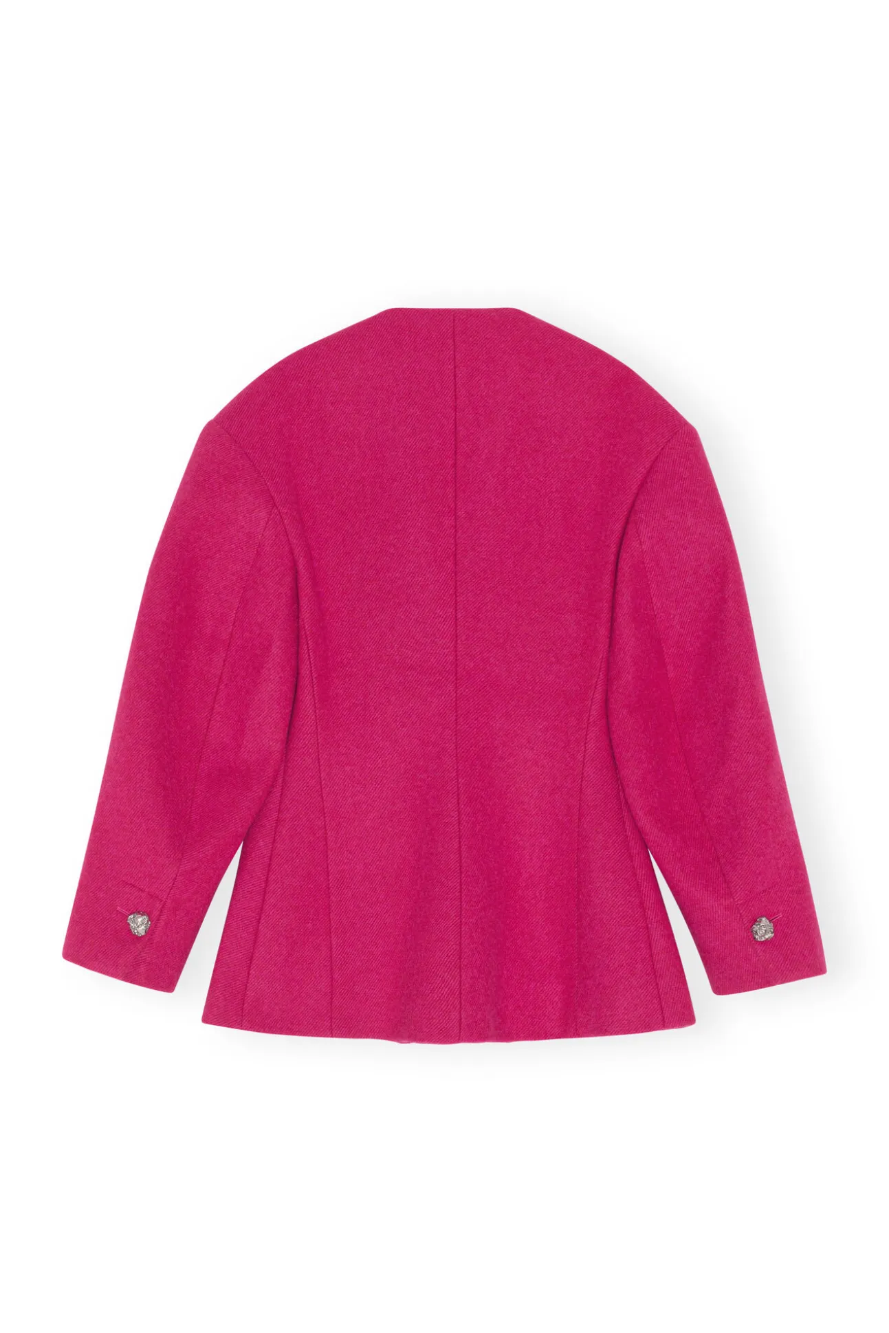 Discount GANNI Blazer Aus Wool Fiery Red