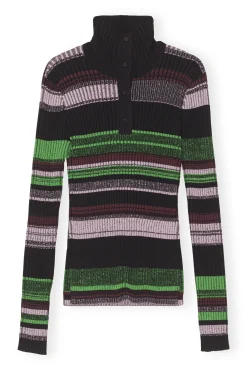 Cheap GANNI Bluse Mit Knopfen Multicolour