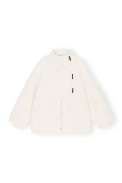 Flash Sale GANNI Boucle-Wool-Schulterjacke Egret