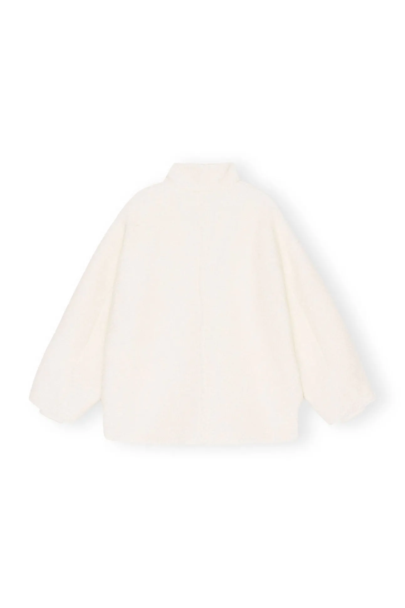 Flash Sale GANNI Boucle-Wool-Schulterjacke Egret