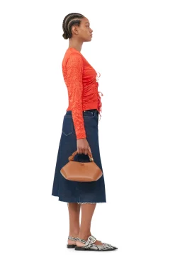 Flash Sale GANNI Caramel Bou Bag Caramel Cafe