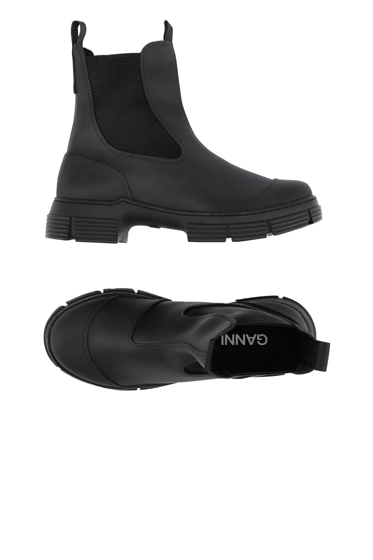 Shop GANNI City Boot Black