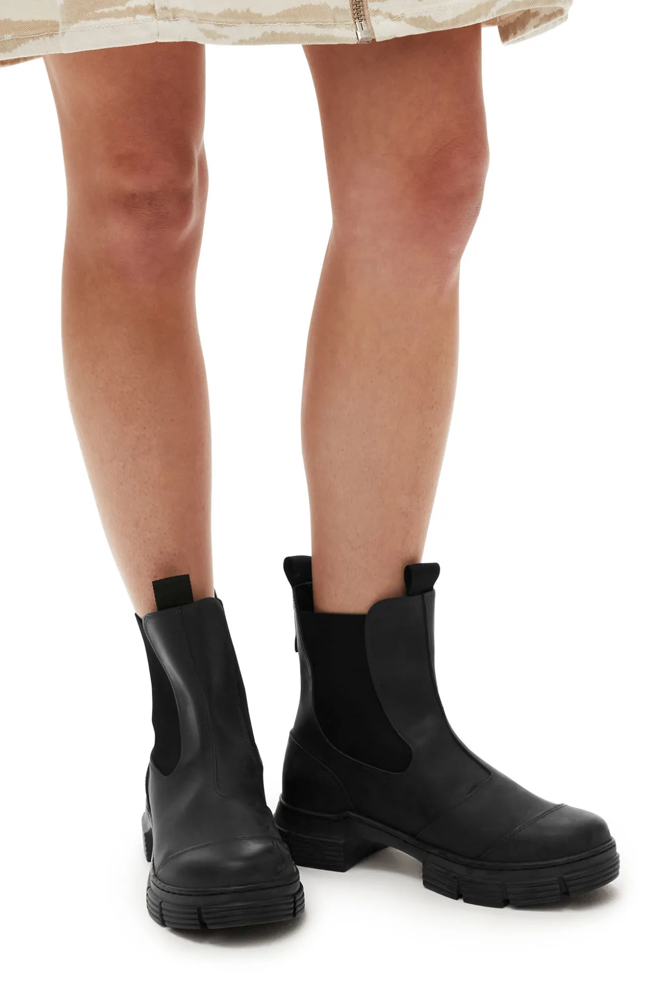 Shop GANNI City Boot Black
