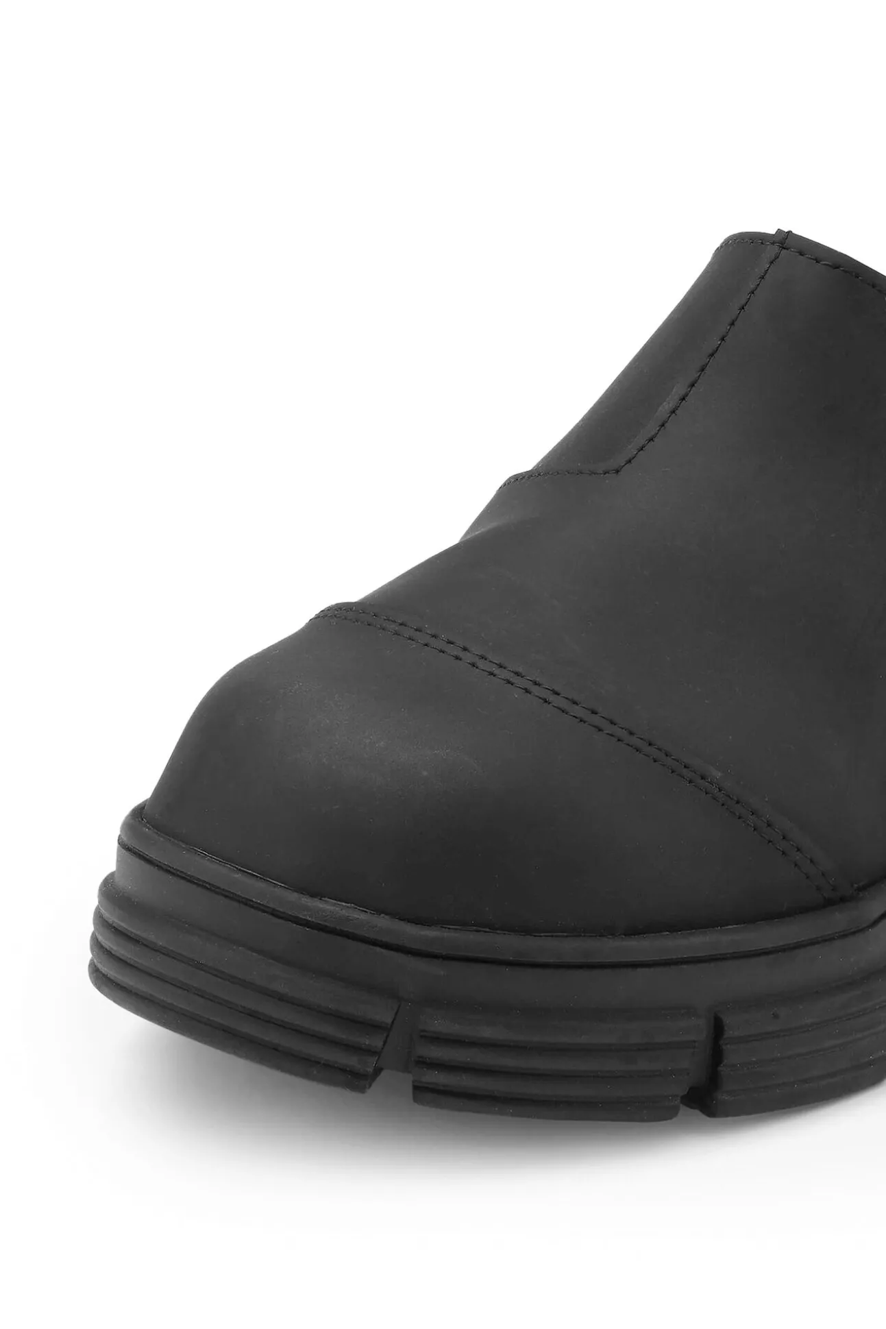 Outlet GANNI City-Mules Aus Recyceltem Gummi Black
