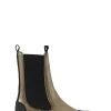 Sale GANNI Cleated Mid Chelsea Boot Transparent Welt Petrified Oak