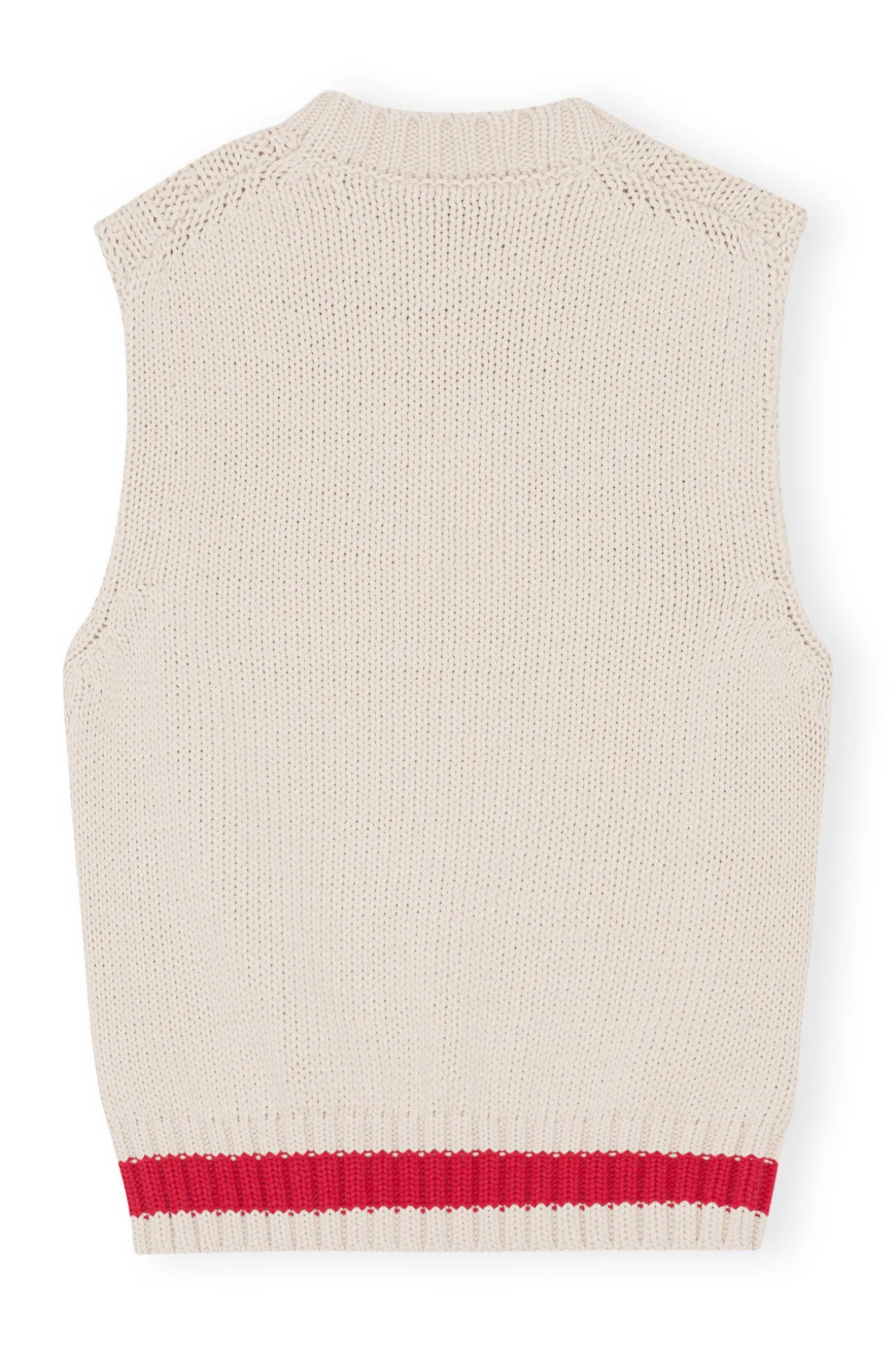 Clearance GANNI Cotton-Rope-Weste Alabaster Gleam