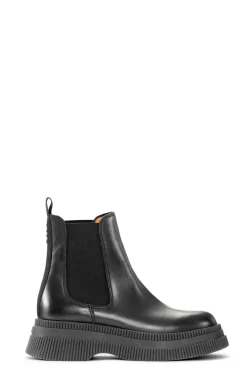 Cheap GANNI Creepers Chelsea Boots Black
