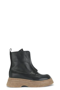 Fashion GANNI Creepers-Wallaby-Stiefel Mit Reisverschluss Black
