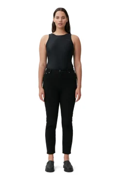 Outlet GANNI Cutye Jeans Black/Black