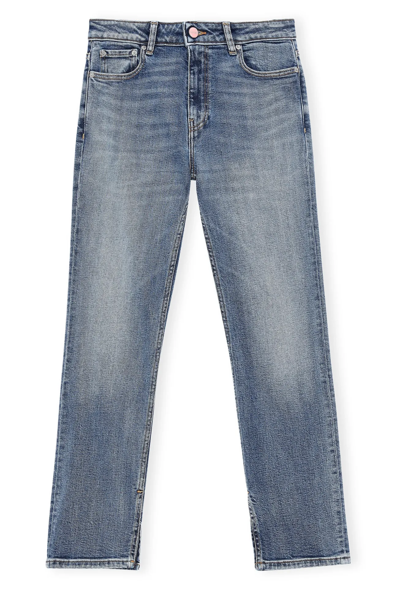 Store GANNI Cutye Jeans Mid Blue Vintage