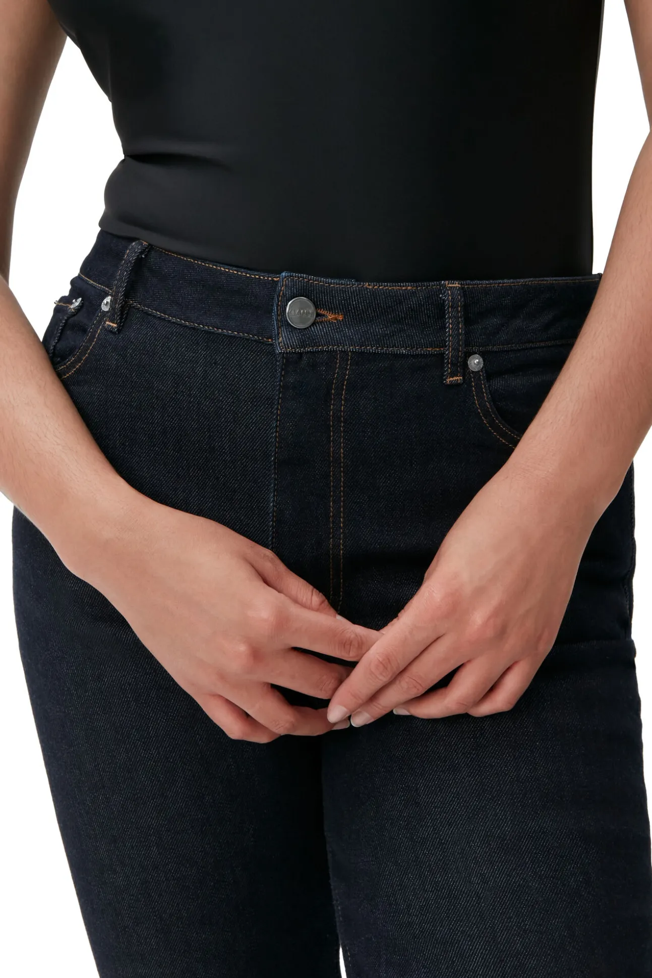 Best Sale GANNI Cutye Jeans Indigo