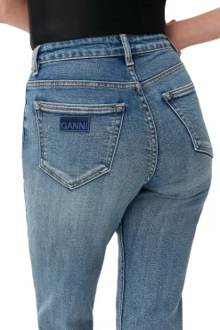 Store GANNI Cutye Jeans Mid Blue Vintage