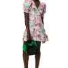Best GANNI 3D Jacquard-Minikleid Sugar Plum
