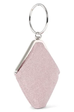 Best Sale GANNI Diamond-Bangle-Clutch Light Lilac