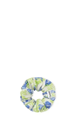 Hot GANNI 3D-Jacquard-Scrunchie Oyster Gray