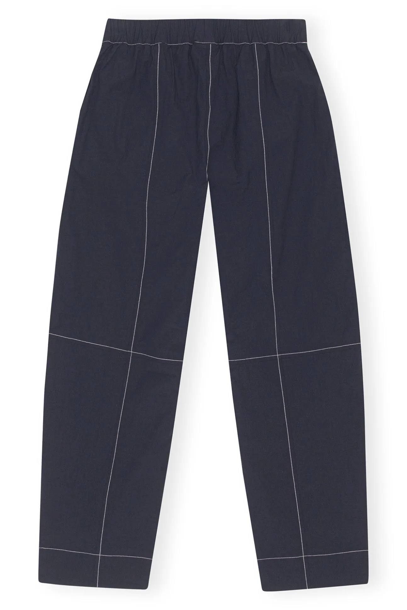 Fashion GANNI Elastische Curve-Hose Sky Captain