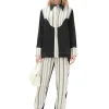 Flash Sale GANNI Elastische Mix-Slub-Hose Mit Streifen Lily Green
