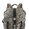Discount GANNI Enrucksack Aus Tech-Gewebe Leopard
