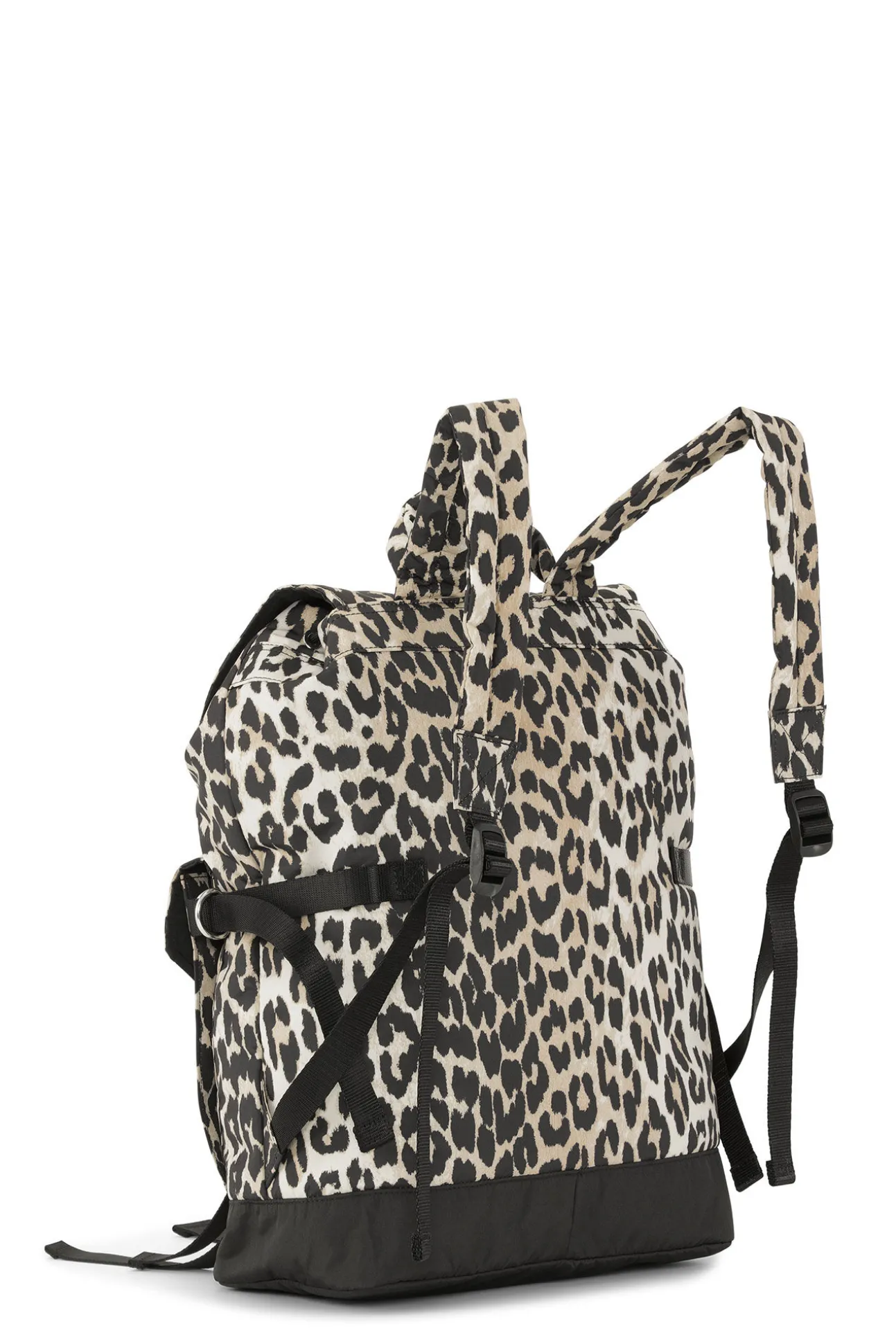 Discount GANNI Enrucksack Aus Tech-Gewebe Leopard