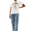 Online GANNI Entspannt Geschnittenes Basic-Jersey-T-Shirt Bright White