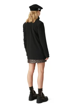 Clearance GANNI Entspannter Anzug-Blazer Black