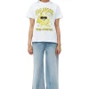 Flash Sale GANNI Entspanntes Dance-Bunny-T-Shirt Bright White