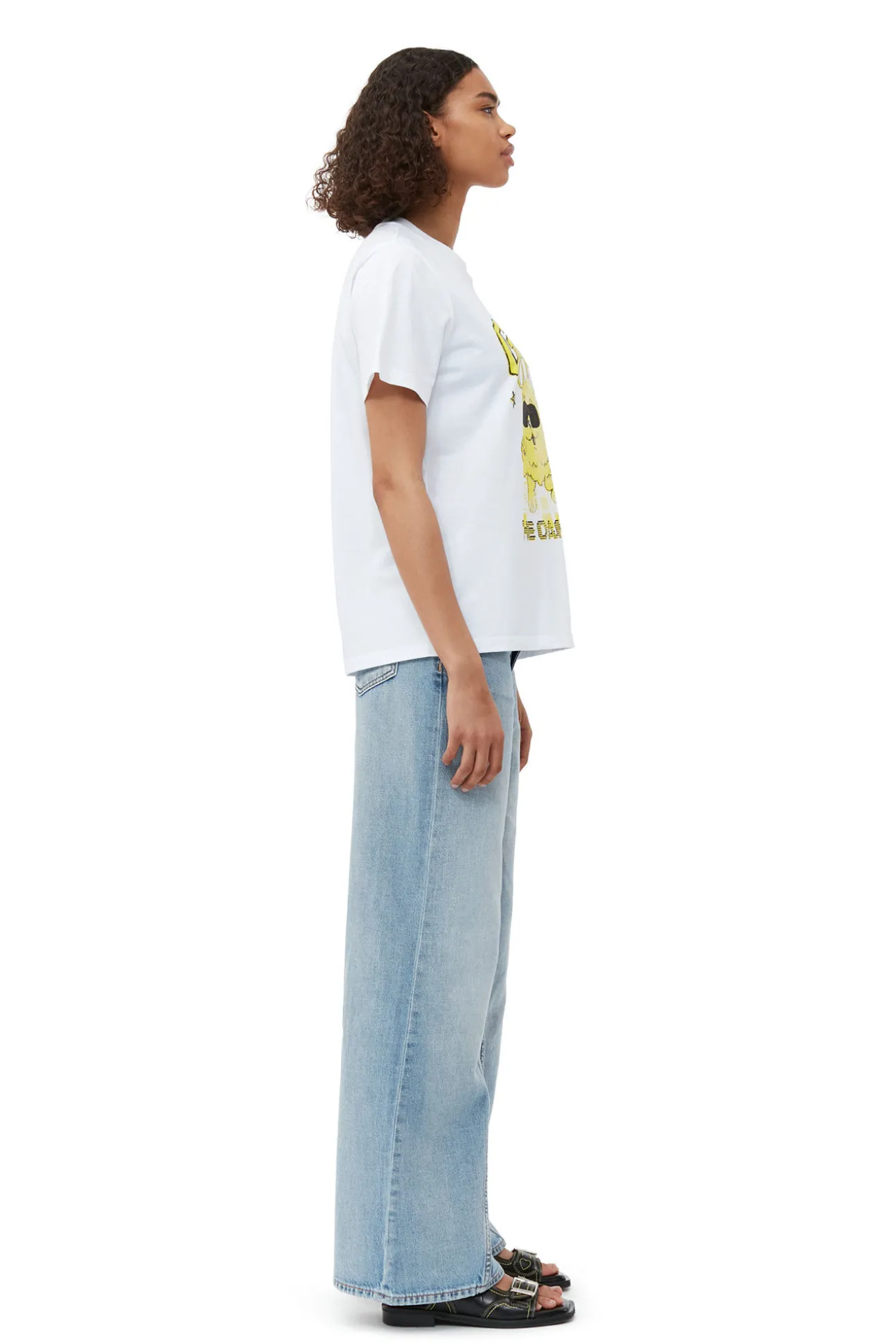 Flash Sale GANNI Entspanntes Dance-Bunny-T-Shirt Bright White