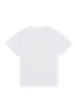 Flash Sale GANNI Entspanntes Dance-Bunny-T-Shirt Bright White