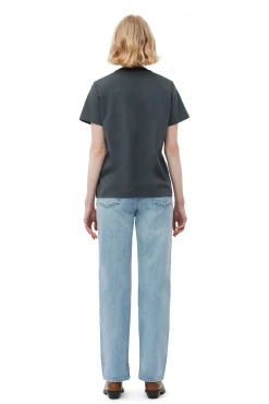 Online GANNI Entspanntes Dance-T-Shirt Volcanic Ash