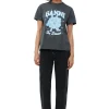 Fashion GANNI Entspanntes Dream-Bunny-T-Shirt Volcanic Ash